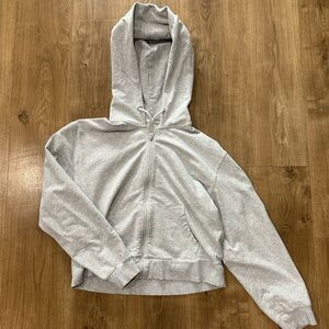 Abercrombie & Fitch Soft A&F Collection Gray Zip Up Hoodie